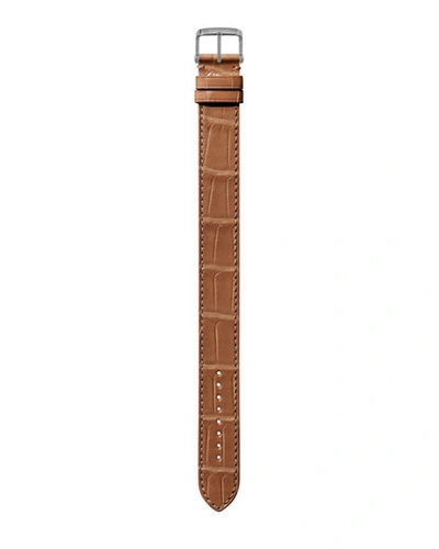 Shop Tom Ford Medium Alligator Strap In Natural