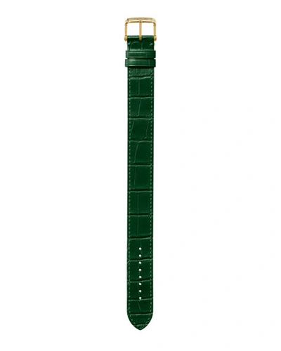 Shop Tom Ford Large Alligator Strap In Emerald