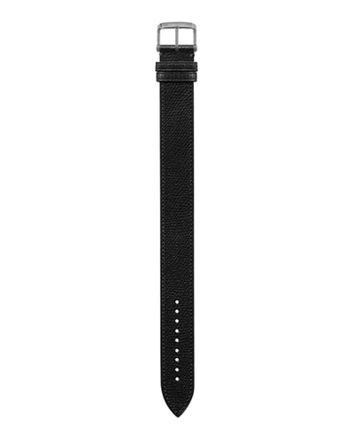 Shop Tom Ford Large Pebble Grain Leather Strap In Black