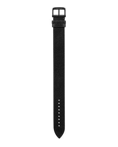 Shop Tom Ford Large Pebble Grain Leather Strap In Black