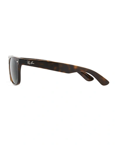 Ray Ban Men's New Wayfarer 58mm Flat-top Plastic Sunglasses In Tortoise