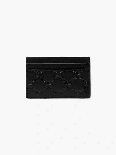 Shop Gucci Kartenetui Mit Patch In 1083 Black