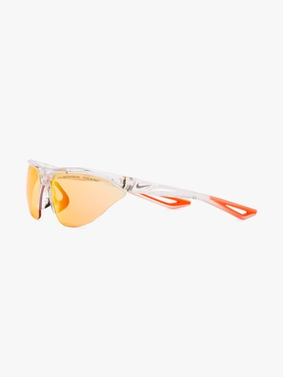 Shop Heron Preston X Nike 'tailwind' Sonnenbrille In 9888 Transparent Multi