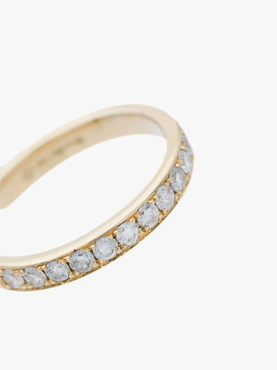 Yvonne Léon 18kt White Gold And Diamond Studded Ear Cuff In Gold
