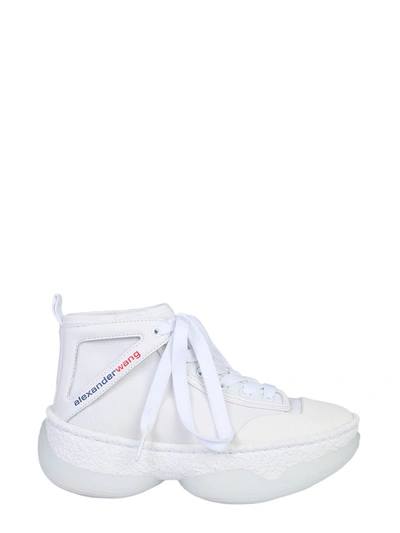 Shop Alexander Wang A1 High Sneakers In Bianco