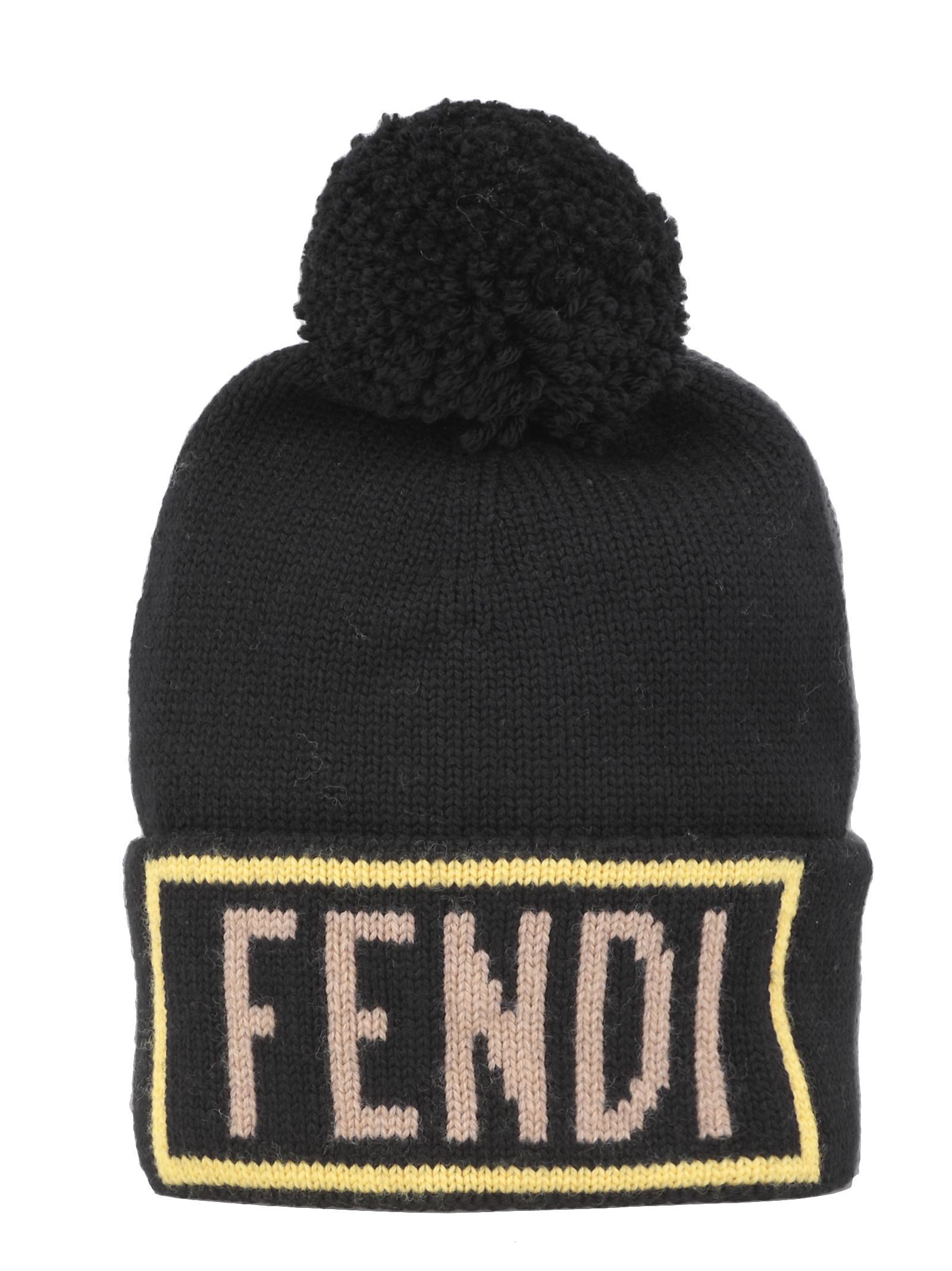 Fendi Wool Hat In Asfalto | ModeSens