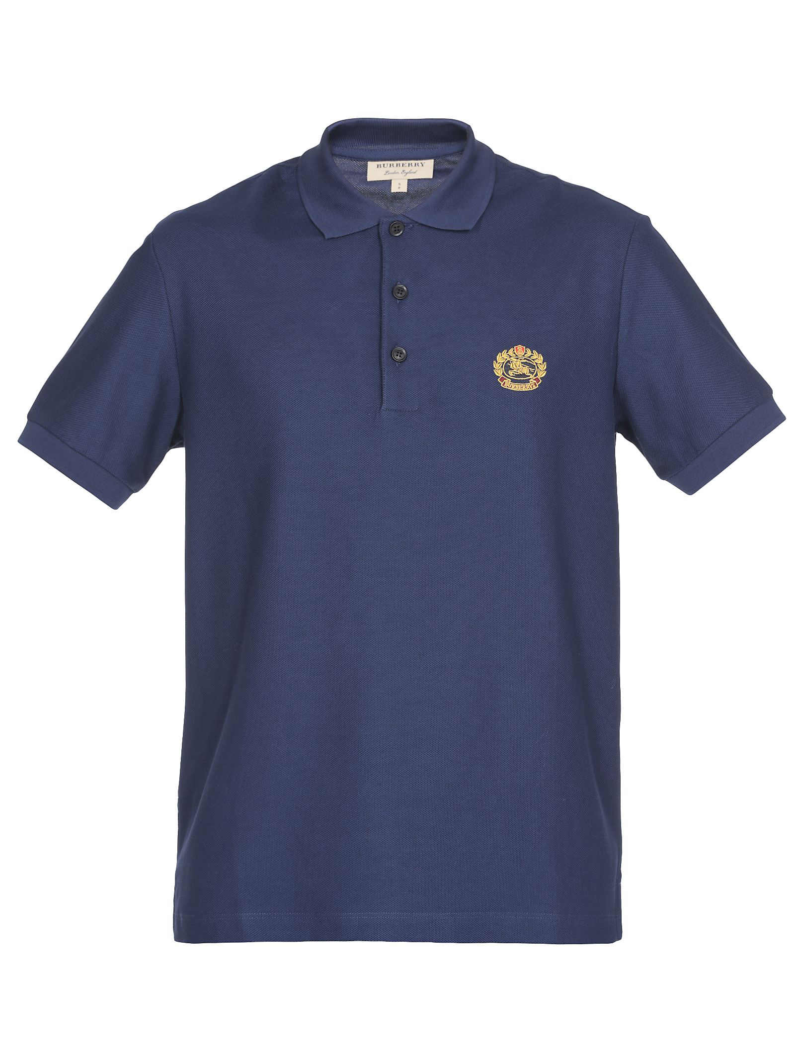 Burberry Densford Polo Shirt In Navy | ModeSens