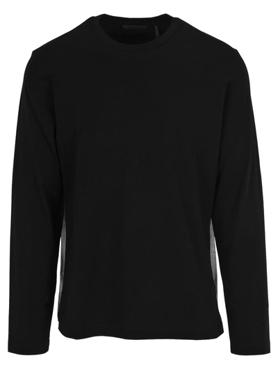 Shop Helmut Lang Tshirt Long Sleeve In Black