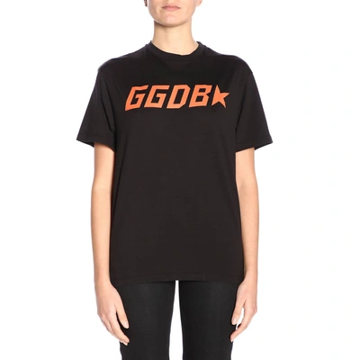 Shop Golden Goose T-shirt T-shirt Women  In Black 1