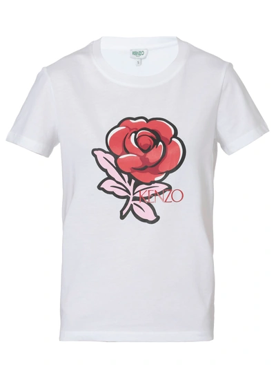 Shop Kenzo Fitted T-shirt In White
