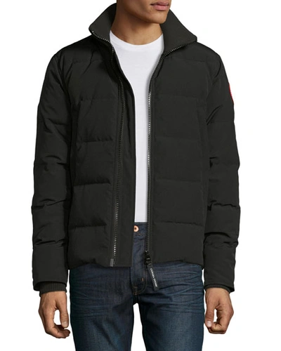 Shop Canada Goose Woolford Puffer Jacket, Black