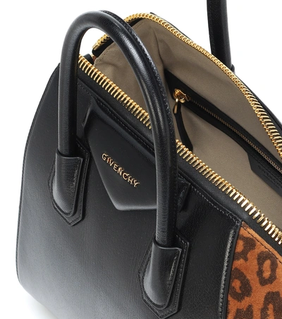 Shop Givenchy Antigona Small Leather Tote In Black