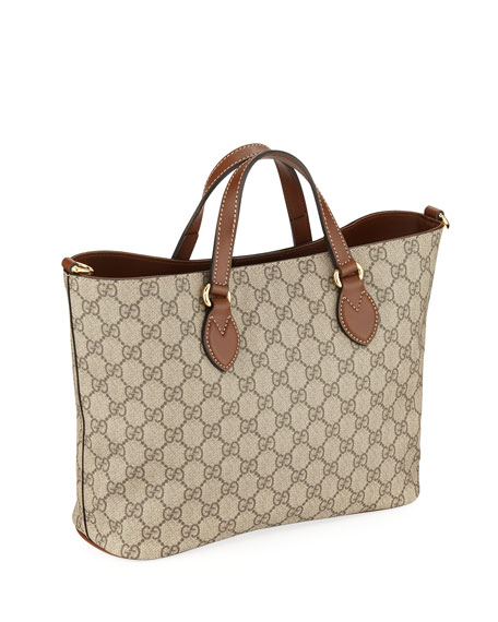 small eden canvas tote gucci