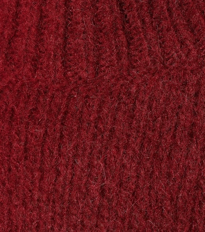 Shop Tibi Cozette Alpaca-blend Sweater In Red