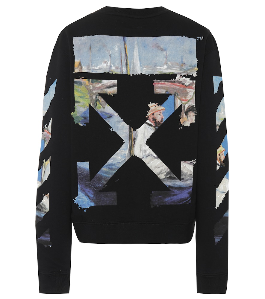 off white diagonal arrows crewneck