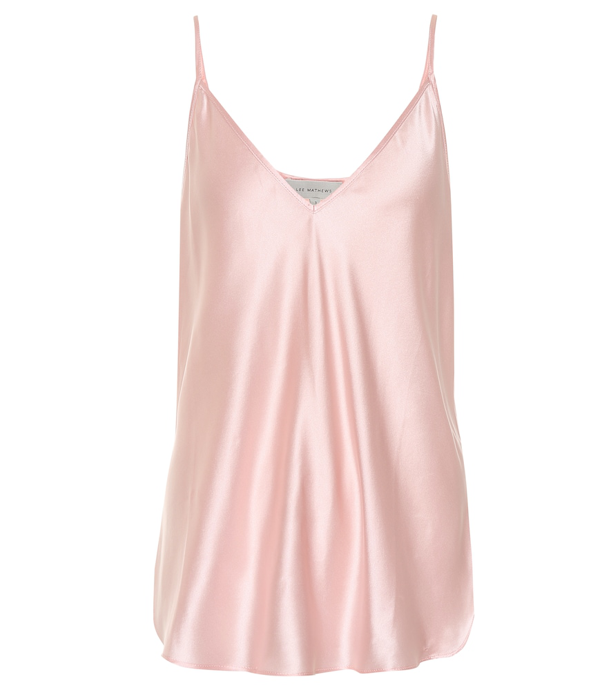 Lee Mathews Silk Camisole In Pink | ModeSens