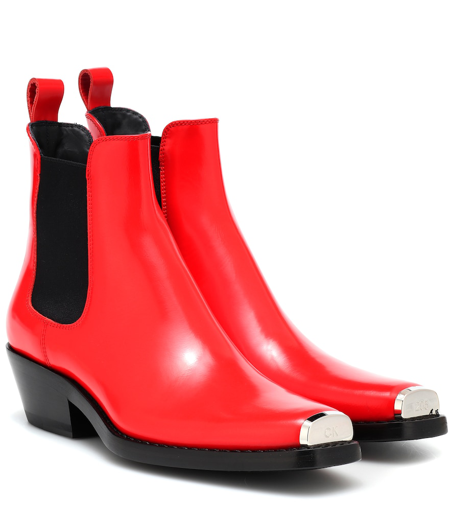 calvin klein 205w39nyc claire 40 western ankle boots