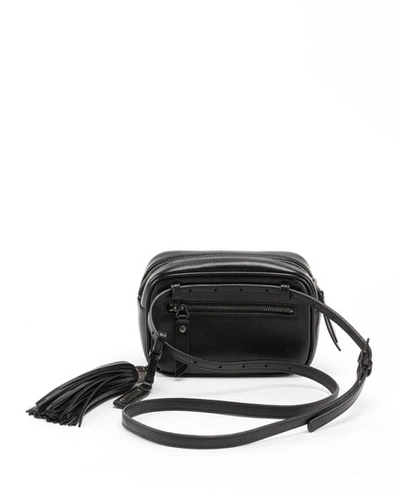 Shop Saint Laurent Lou Quilted Calfskin Belt Bag, Black Hardware