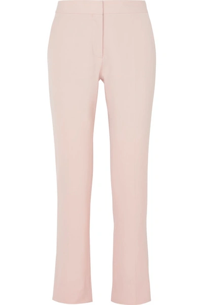 Shop Stella Mccartney Wool-twill Bootcut Pants In Blush