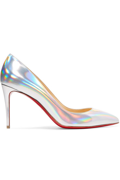 iridescent pumps
