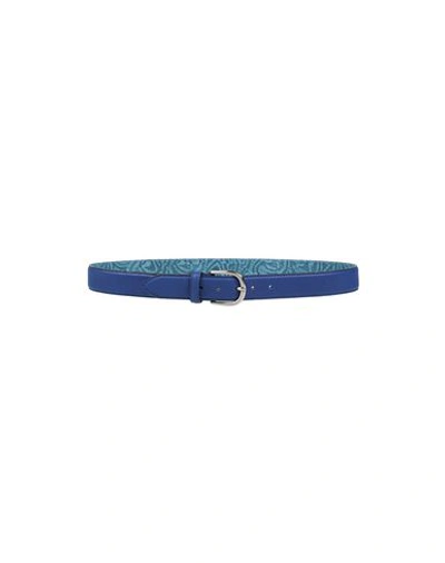 Shop Nanni Regular Belt In Bright Blue