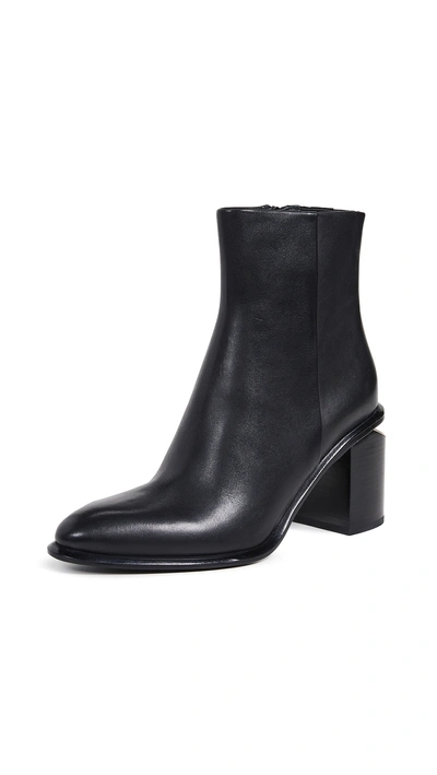 Shop Alexander Wang Anna Mid Heel Booties In Black