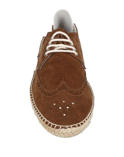 Shop Lagoa Lace-up Shoes In Brown