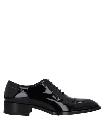 Shop Louis Leeman Laced Shoes In Black