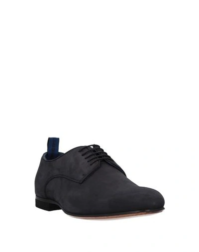 Shop Alberto Guardiani Lace-up Shoes In Steel Grey