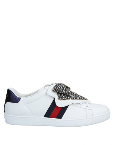 Shop Gucci Sneakers In White