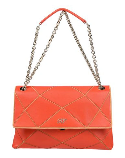 Shop Roger Vivier Shoulder Bag In Orange