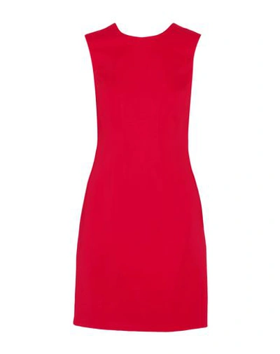 Shop Versace Short Dress In Red