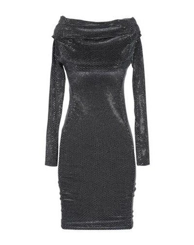 Shop Faith Connexion Short Dresses In Black