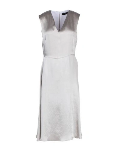 Shop Alessandro Dell'acqua Knee-length Dress In Grey
