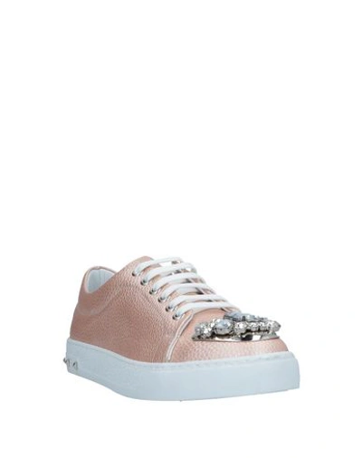 Shop Carpe Diem Sneakers In Pale Pink