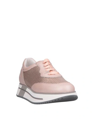 Shop Alberto Guardiani Sneakers In Light Pink