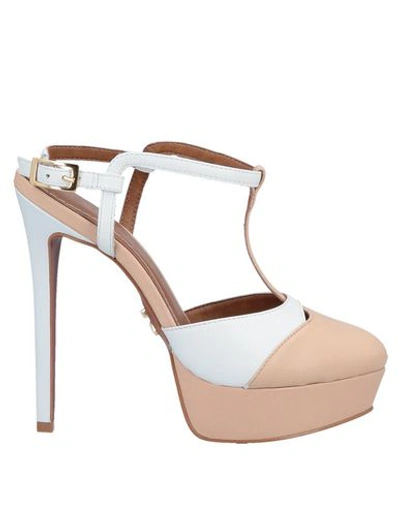 Shop Carrano Pumps In Pale Pink