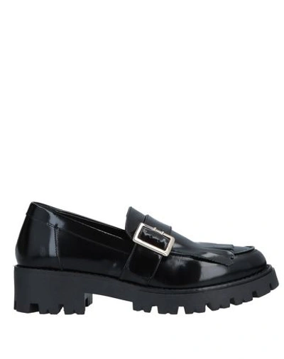 Shop Atos Lombardini Loafers In Black