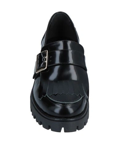 Shop Atos Lombardini Loafers In Black