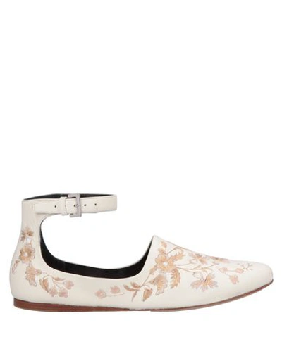 Shop Etro Loafers In Ivory