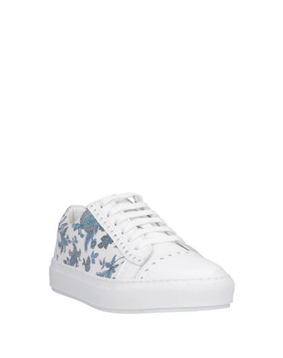 Shop Eleventy Sneakers In White