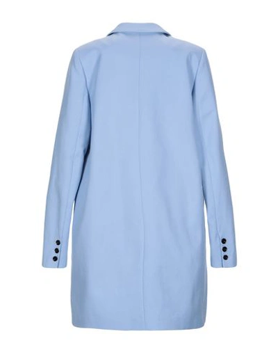 Shop Sessun Full-length Jacket In Sky Blue