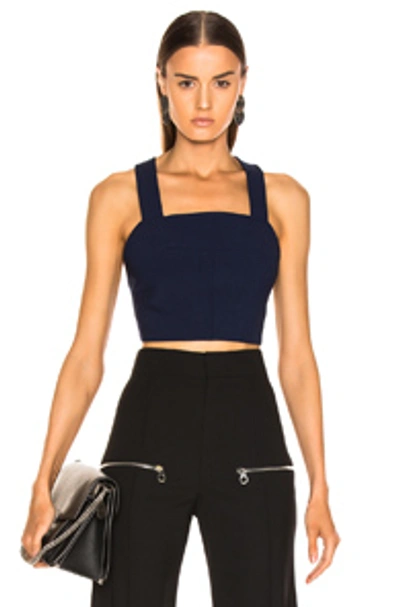 Shop Dion Lee Utility Apron Top In Navy