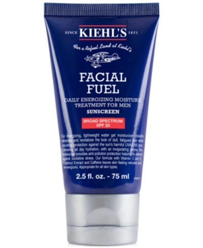 Shop Kiehl's Since 1851 Facial Fuel Men's Spf 20 Moisturizer, 2.5 Fl. Oz. In No Color