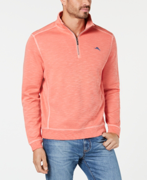 tommy bahama men's tobago bay half zip sweatshirt