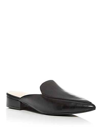 Shop Cole Haan Women's Piper Pointed-toe Mules In Black