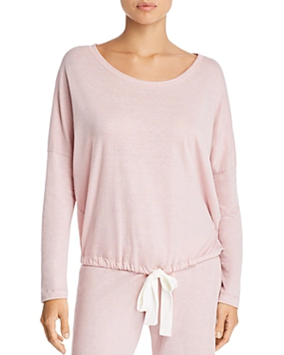 Shop Eberjey Heather Slouchy Tee In Cashmere Rose