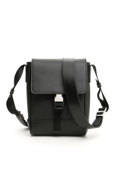 Shop Prada Small Crossbody Bag In Nero (black)
