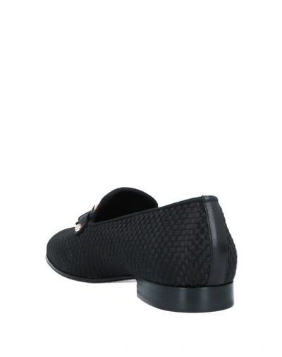 Shop Louis Leeman Loafers In Black