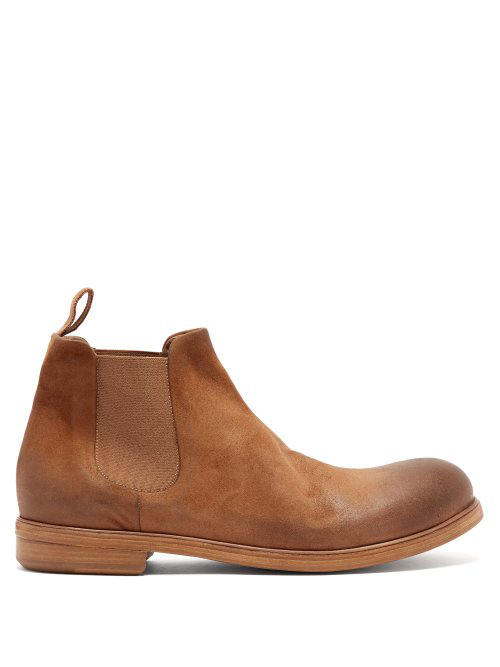Marsèll Zucca Suede Chelsea Boots In Light Brown | ModeSens
